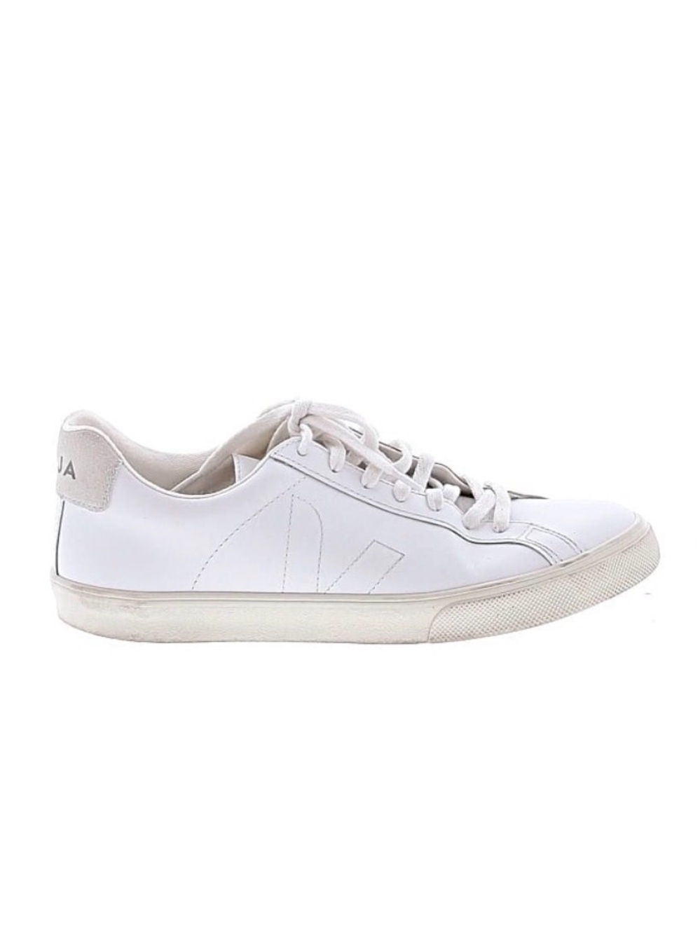 Veja White Leather Low-Top Sneaker